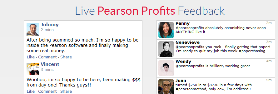 Pearson Profits a big scam