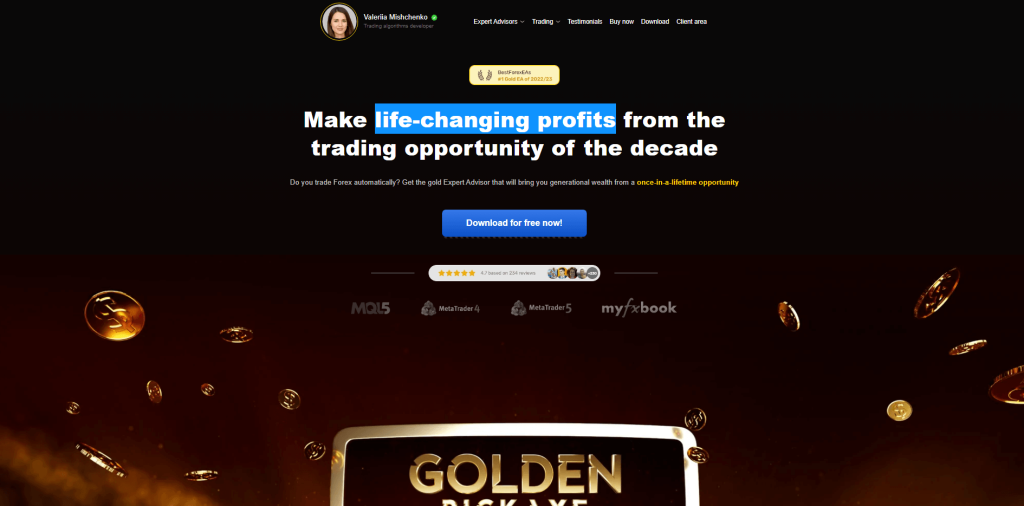 Best EA Advisor for Gold/USD Trading