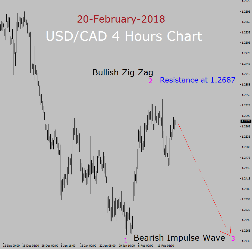 USD/CAD Elliott Wave Forecast