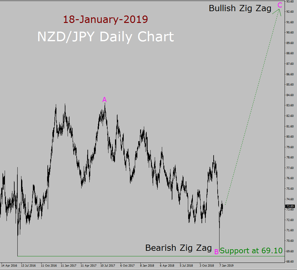 NZD/JPY Elliott Wave Weekly Forecast