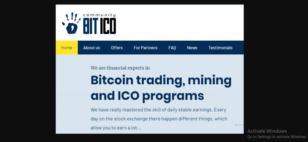 BIT ICO Review, BIT ICO-Plattform
