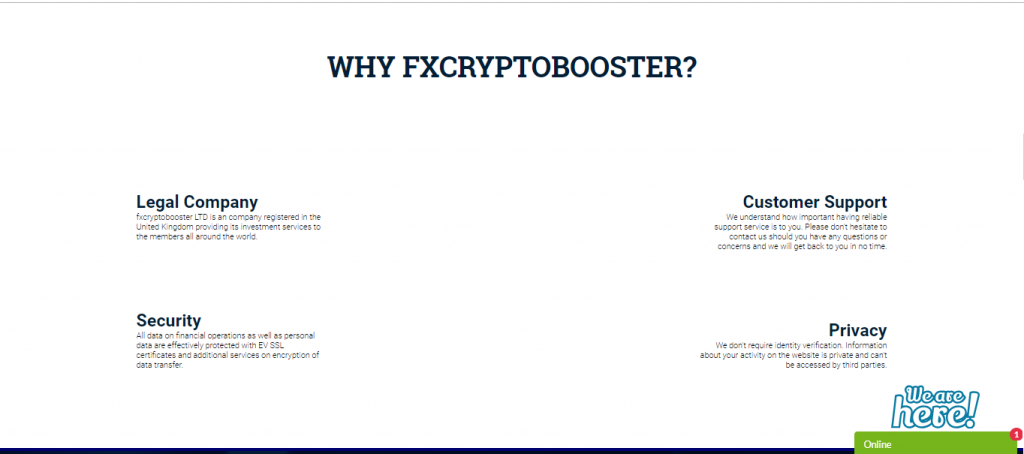 Revisión falsa de FXCryptoBooster