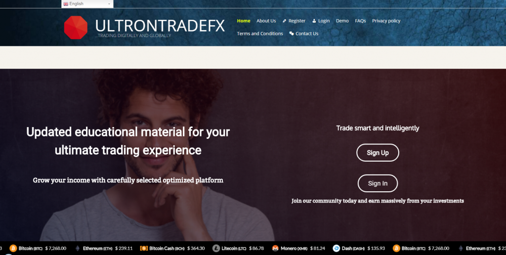 ULTRONTRADEFX Fake Review