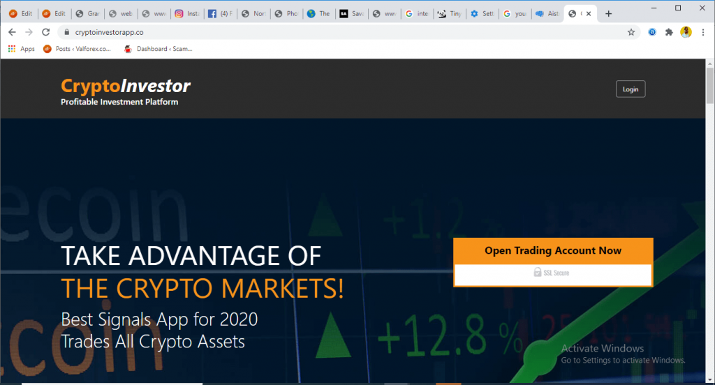 Recenzja aplikacji Crypto Investor, platforma Cryptoinvestorapp.com