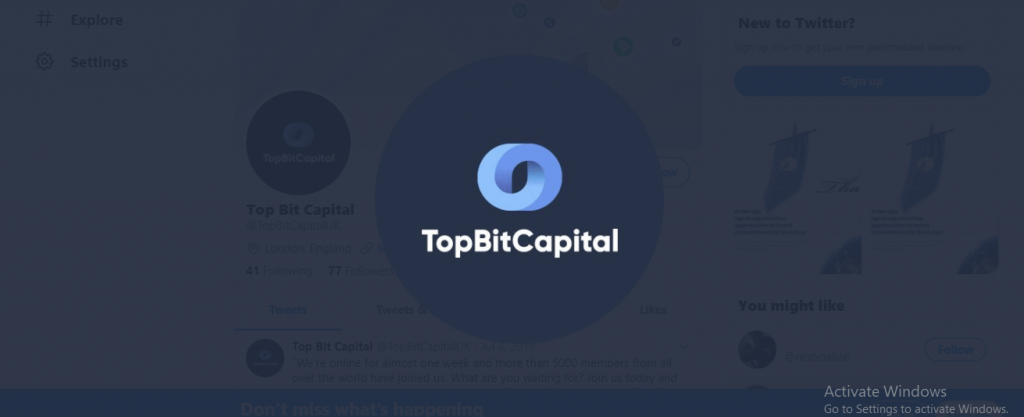 Top Bit Capital Review, Top Bit Capital-Plattform