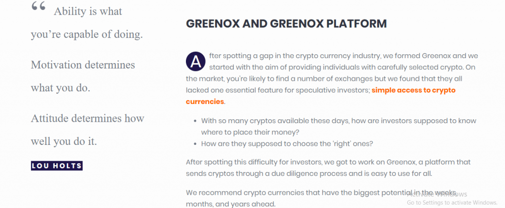 Greenox Club Review, Greenoxclub.com Platform