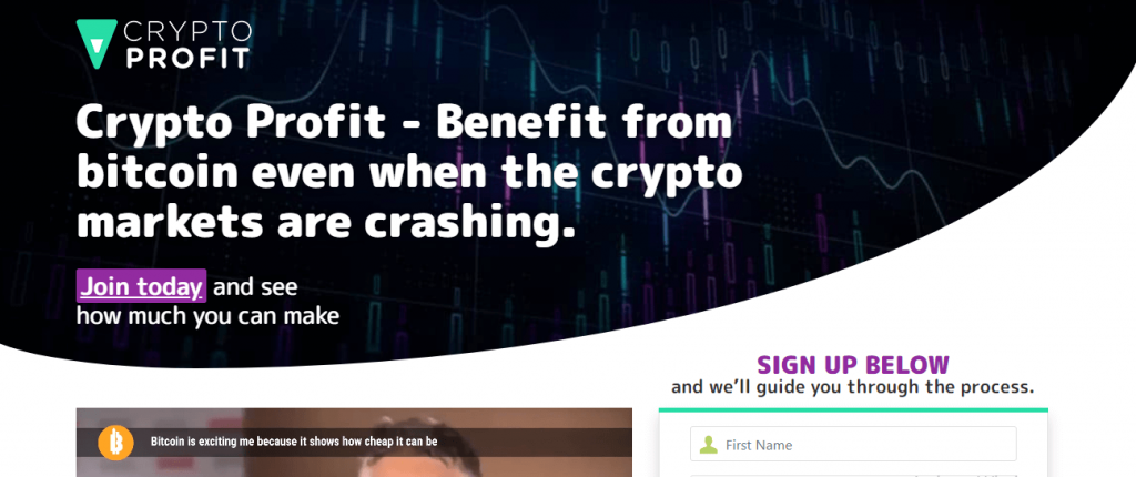 Revue Crypto Profit, plateforme Crypto-profit.io