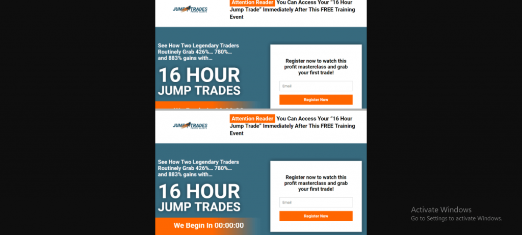Przegląd alertów zysków Jump Trades, Platforma alertów zysków Jump Trades