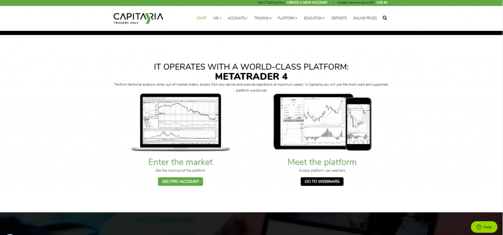 Capitaria Trading Platform