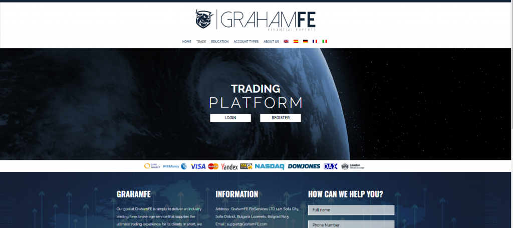 GrahamFE Trading Platform