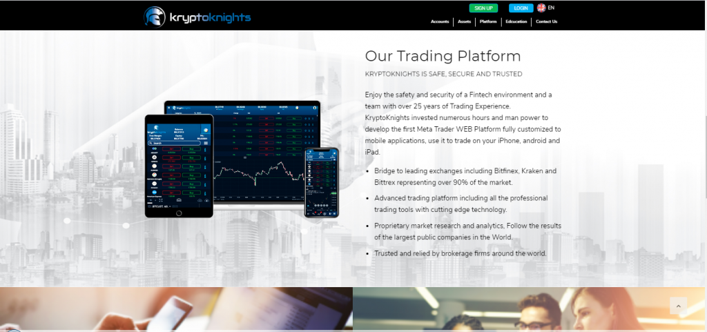 KryptoKnights Trading Platform