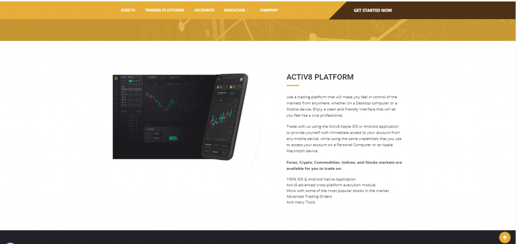 Rogerfin Activ8 Trading Platform