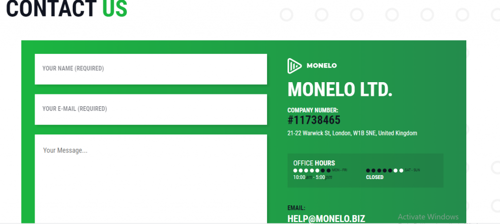 Monelo.biz Review, Monelo.biz Contact