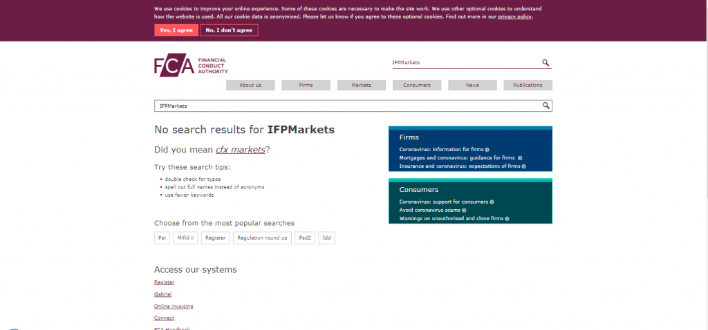 IFP Markets FCA-licentieresultaten