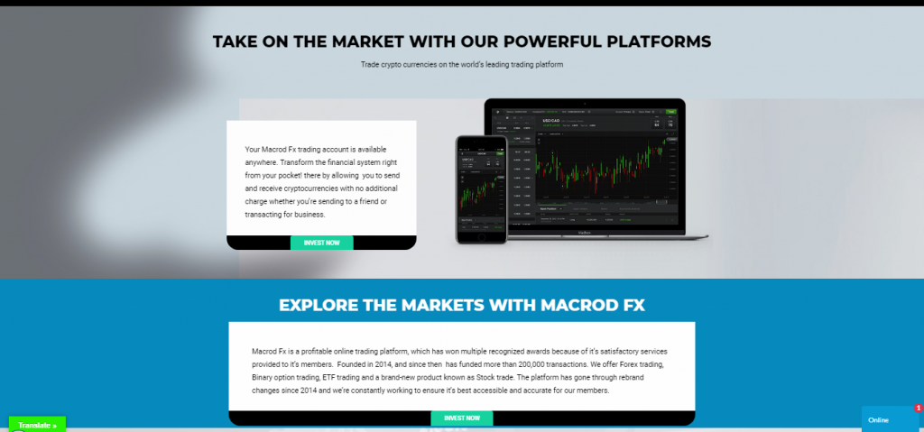 Macrod FX handelsplatform