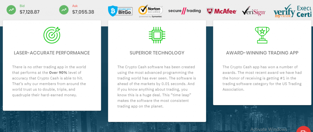 Cryptocash.software Scam Review, Cryptocash.software-Website