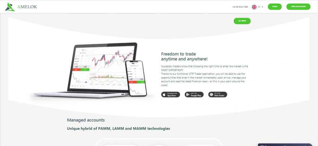 Amelok Trading Platform