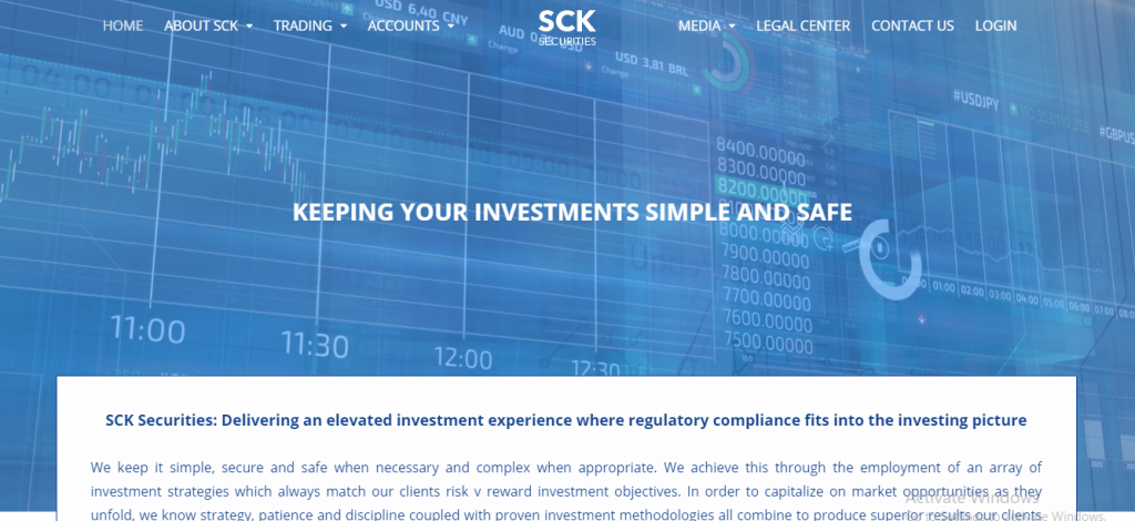 Revue SCK Securities, Plateforme SCK Securities