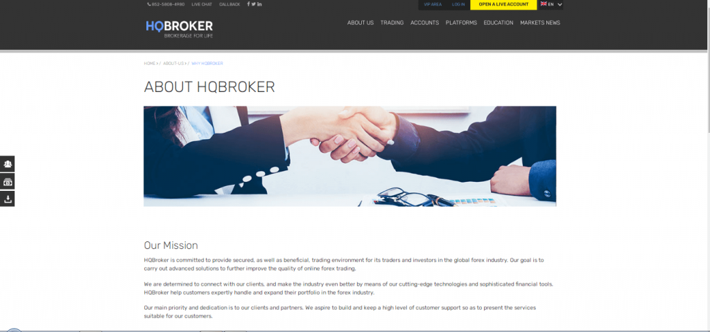 HQ Broker recensie