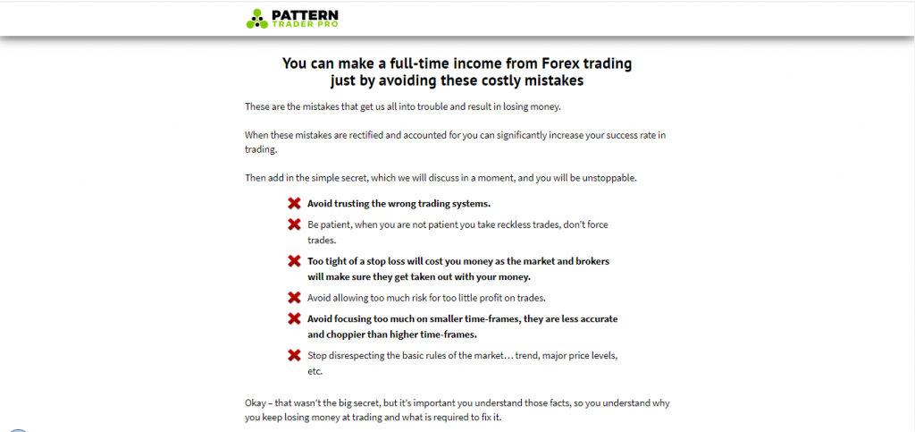 Pattern Trader Pro Überprüfung