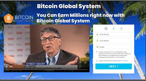 Recensione del sistema globale Bitcoin, piattaforma del sistema globale Bitcoin