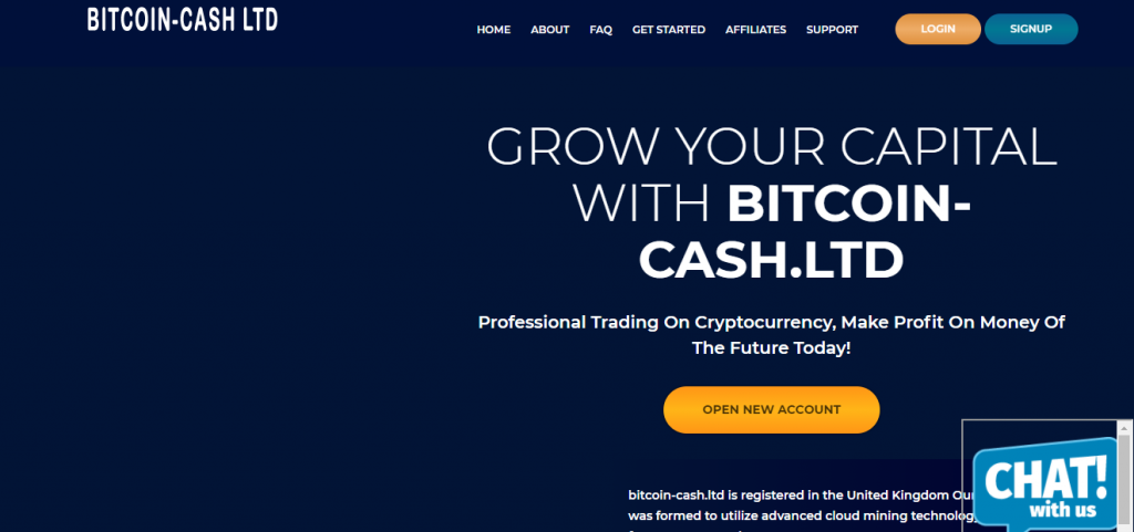 Bitcoin Cash Ltd recensie, Bitcoin Cash Ltd-platform