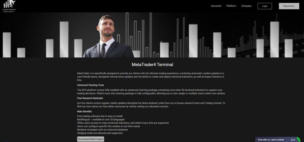 gm associations trading platform/terminal