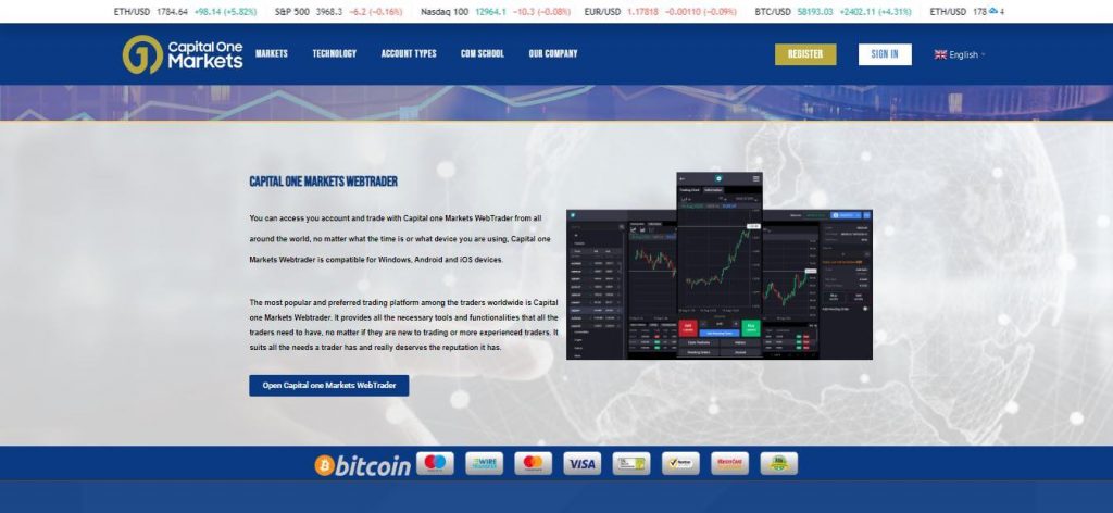 CapitalOne Markets Trading Platform
