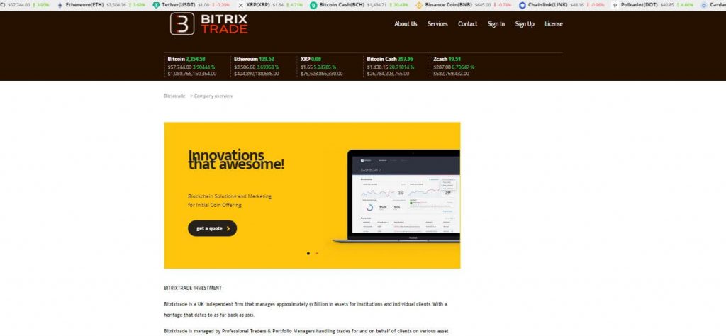 Bitrixtrade recensie