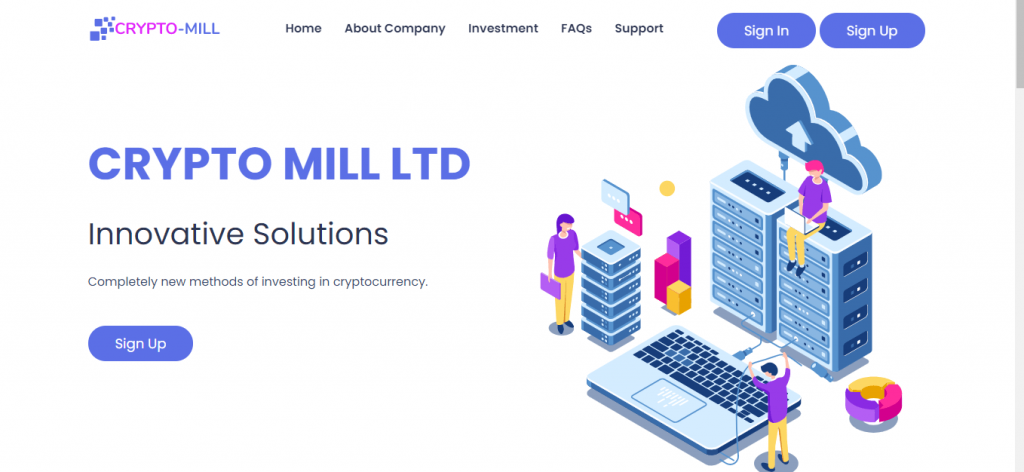 Crypto Mill Ltd recensie, Crypto Mill Ltd Company