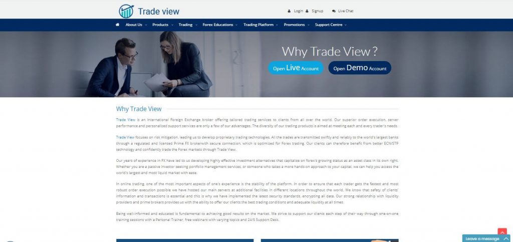 Revisión de Trade View