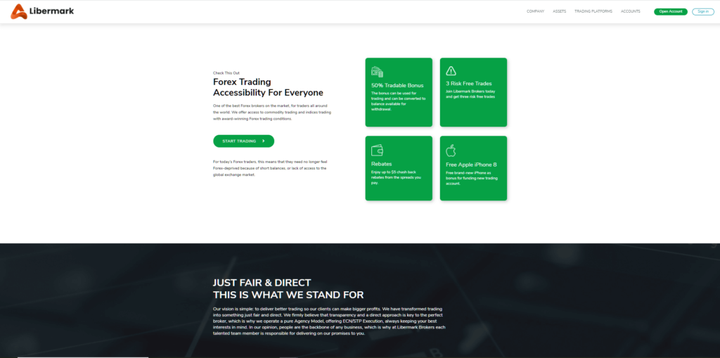 Plateforme de trading Libermark.com