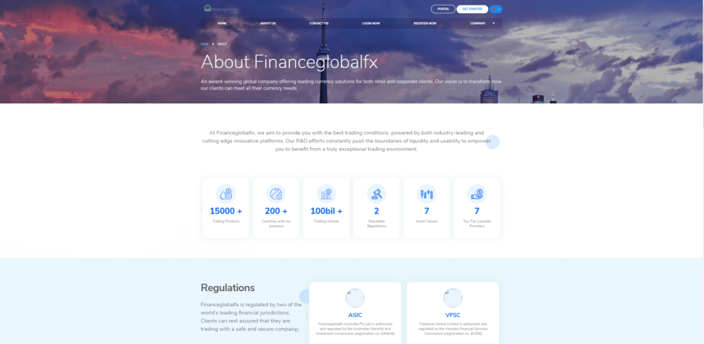 Revisão da FinanceGlobalFx