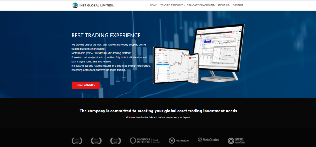 Inst piattaforma di trading globale MT4