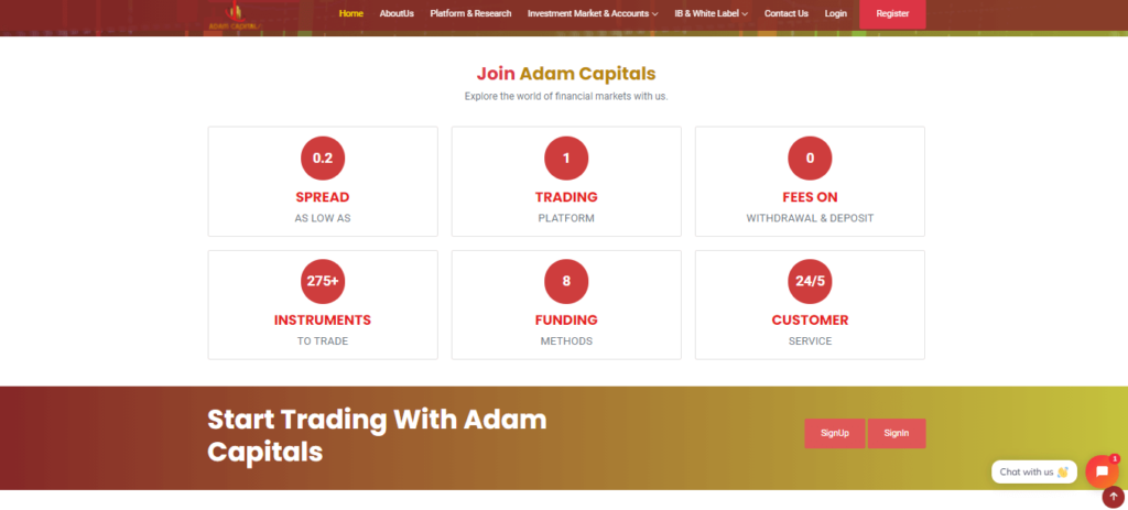 Adam Capitals-licentiestatus