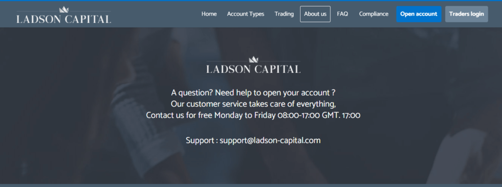 Revisión de ladson-capital.com, empresa ladson-capital.com