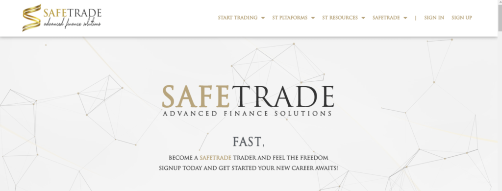 مراجعة SafeTrade ، شركة SafeTrade