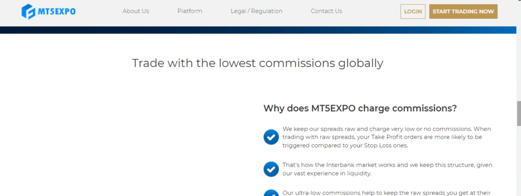 Revisión de MT5Expo.com, características de MT5Expo.com