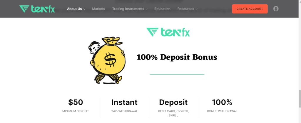 TENFX.com Review, TENFX.com Funktionen