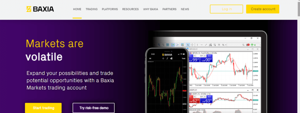 مراجعة أسواق Baxia ، شركة Baxia Markets