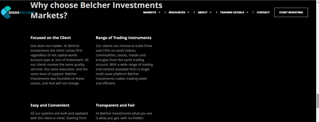 Belcherinvestments.com, Broker Belcherinvestments.com