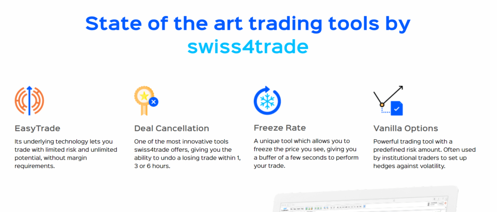 Revisión de Swiss4trade.com, características de Swiss4trade.com